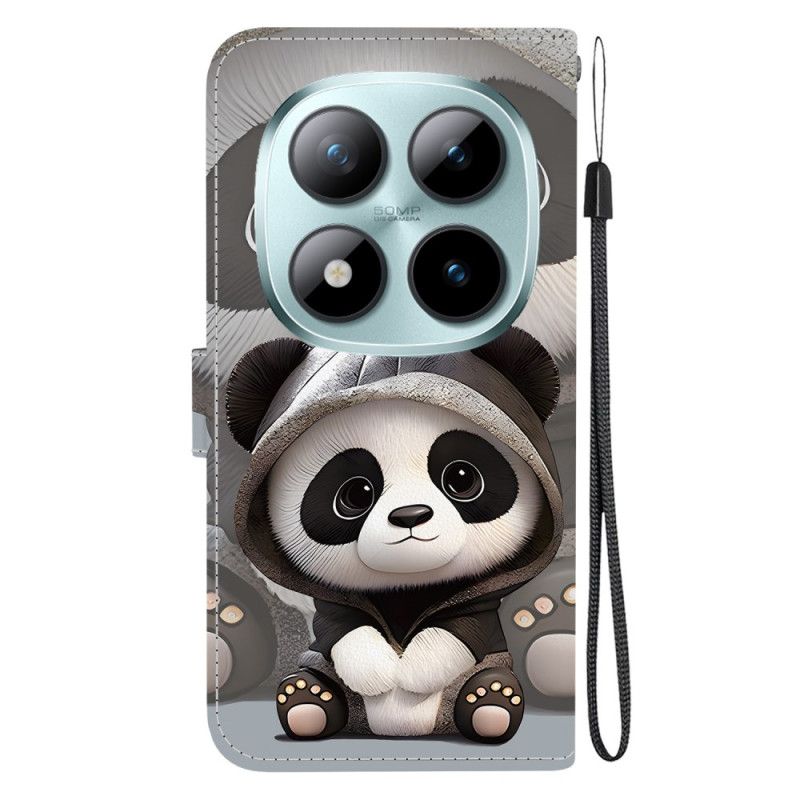 Etui Folio Xiaomi Redmi Note 15 Pro 5g Mała Panda