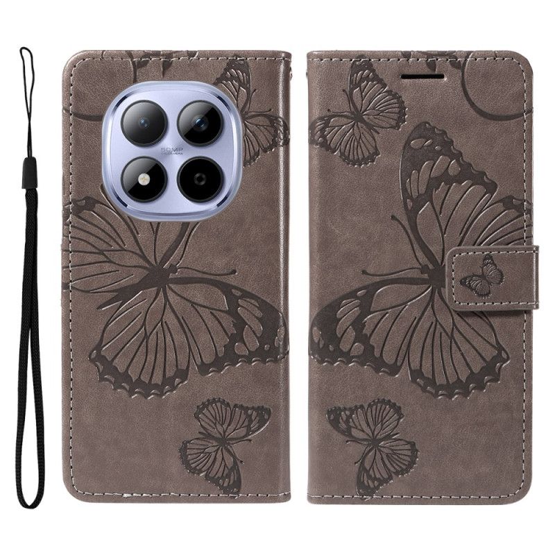 Etui Folio Xiaomi Redmi Note 15 Pro 5g Olbrzymie Motyle Etui Ochronne