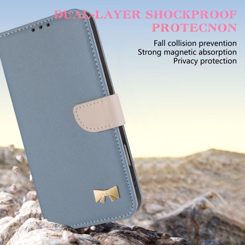 Etui Folio Xiaomi Redmi Note 15 Pro 5g Ozdobny Węzeł