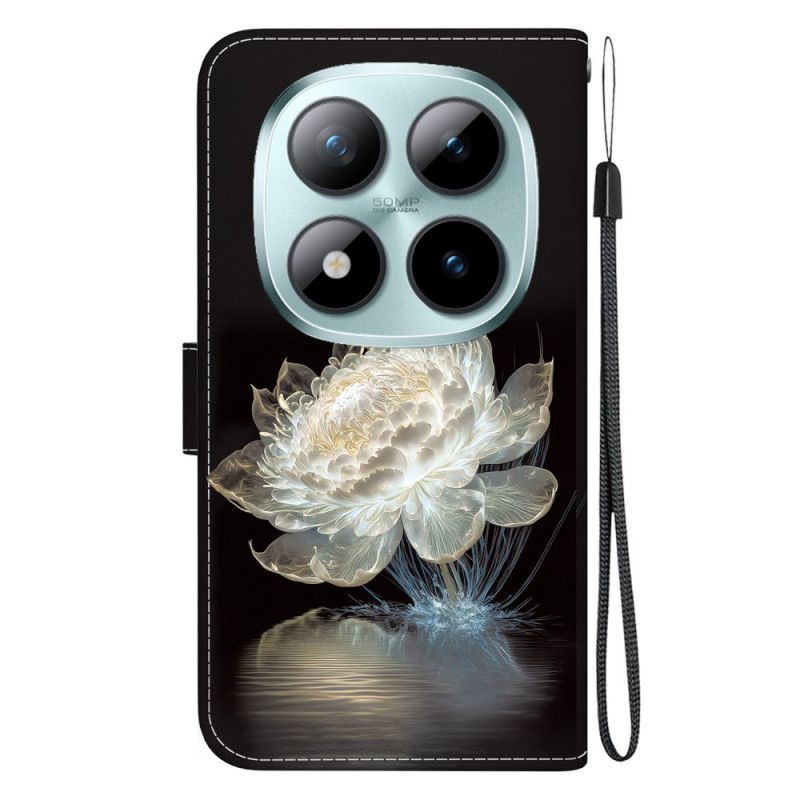 Etui Folio Xiaomi Redmi Note 15 Pro 5g Piwonia Crista Etui Ochronne