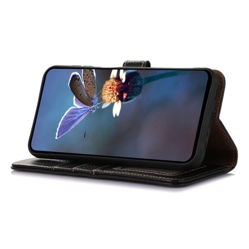 Etui Folio Xiaomi Redmi Note 15 Pro 5g Skóra Naturalna