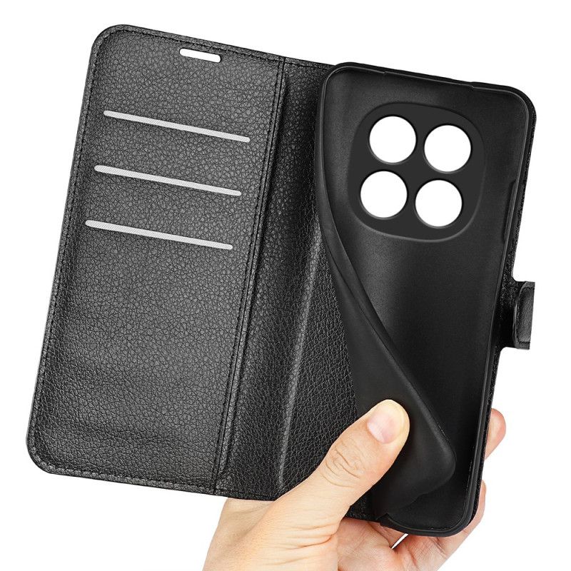 Etui Folio Xiaomi Redmi Note 15 Pro 5g Sztuczna Skóra Liczi Etui Ochronne