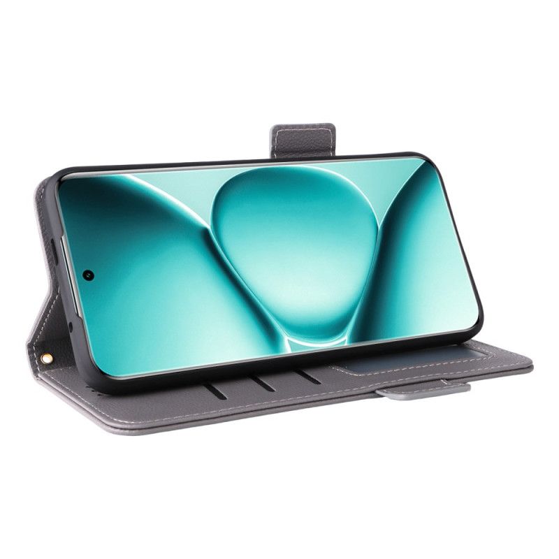 Etui Folio Xiaomi Redmi Note 15 Pro 5g Sztuczna Skóra Z Paskiem