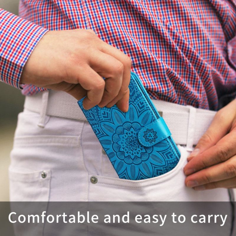 Etui Folio Xiaomi Redmi Note 15 Pro 5g Wzór Słonecznika Etui Ochronne