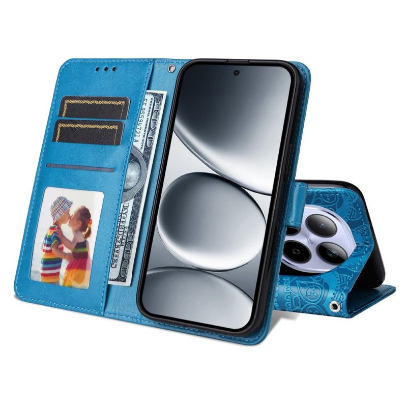 Etui Folio Xiaomi Redmi Note 15 Pro 5g Wzór Słonecznika Etui Ochronne