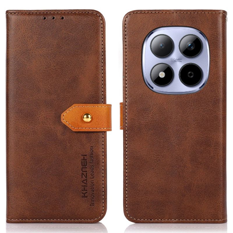 Etui Folio Xiaomi Redmi Note 15 Pro 5g Złote Zapięcie Khazneh