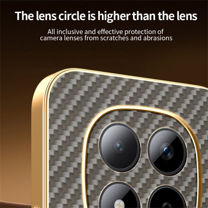 Futerały Xiaomi Redmi Note 15 Pro 5g Etui Na Telefon Faktura Włókna Węglowego