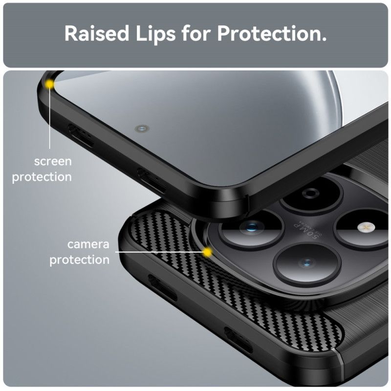 Futerały Xiaomi Redmi Note 15 Pro 5g Etui Na Telefon Szczotkowane Włókno Węglowe