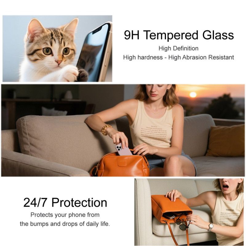 Pełne Szkło Hartowane Na Ekran Do Xiaomi Redmi Note 15 Pro 5g (kompatybilne Z Odblokowywaniem Odciskiem Palca)