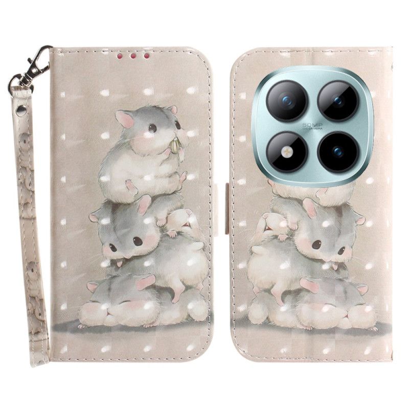 Pokrowce Xiaomi Redmi Note 15 Pro 5g Chomiki Z Paskami