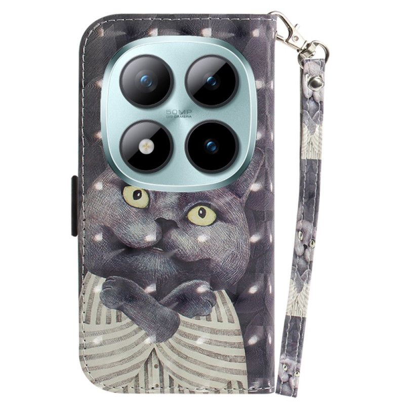 Pokrowce Xiaomi Redmi Note 15 Pro 5g Szary Kot Z Paskami