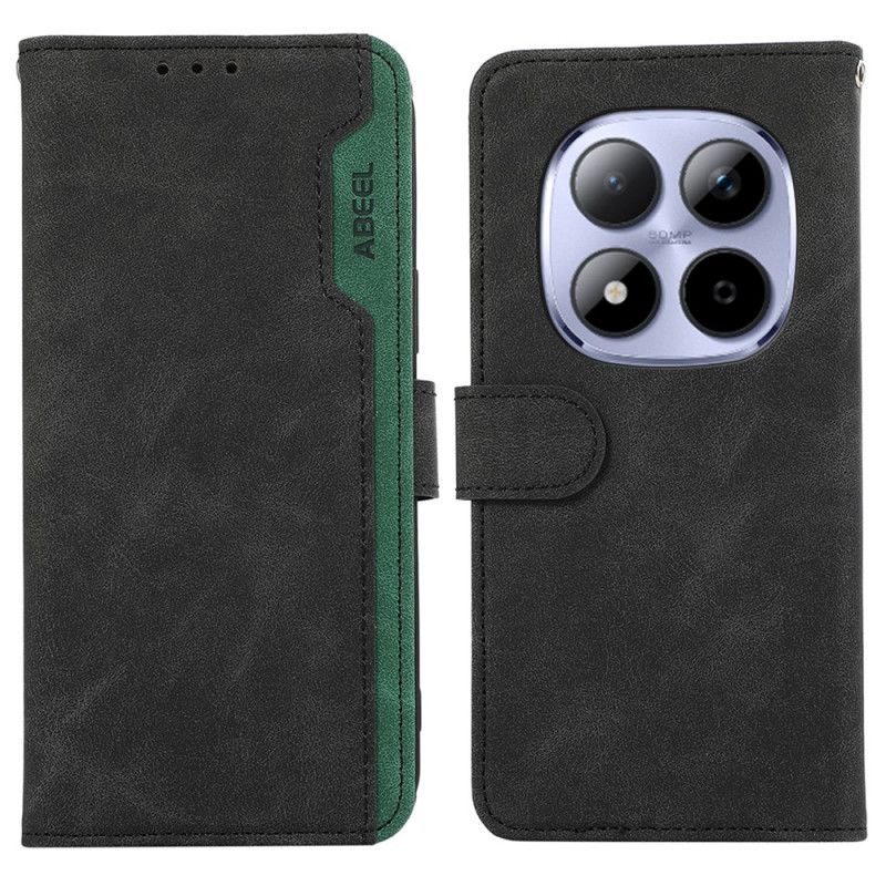 Skórzany Futerał Xiaomi Redmi Note 15 Pro 5g Etui Na Telefon Dwukolorowy Abeel