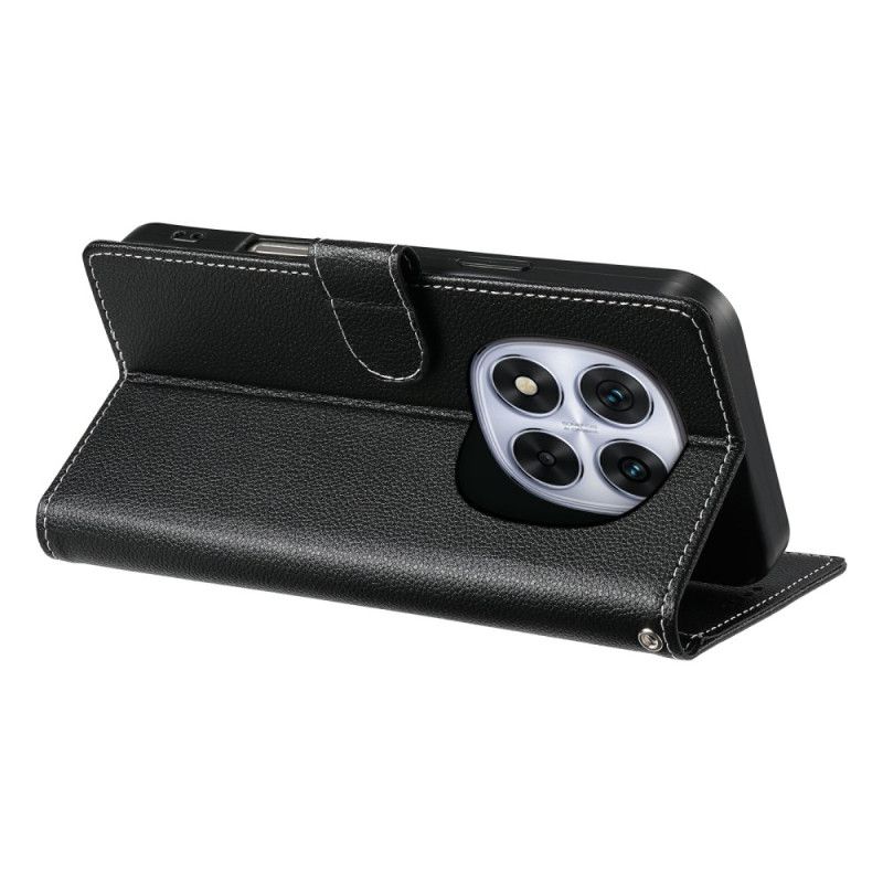 Skórzany Futerał Xiaomi Redmi Note 15 Pro 5g Etui Na Telefon Gładka Sztuczna Skóra