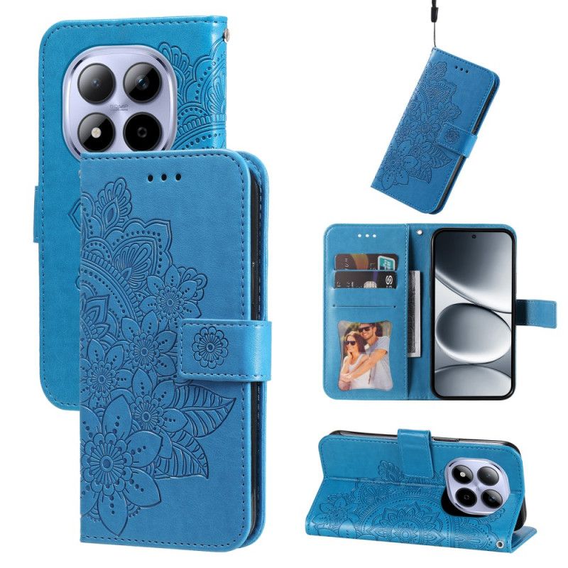 Skórzany Futerał Xiaomi Redmi Note 15 Pro 5g Etui Na Telefon Nadruk Mandali