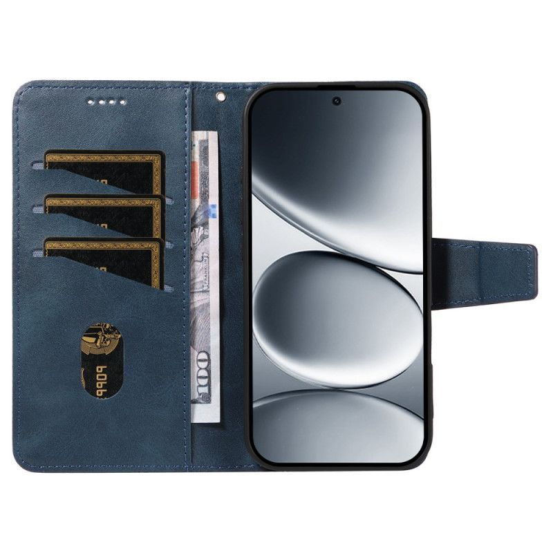 Skórzany Futerał Xiaomi Redmi Note 15 Pro 5g Etui Na Telefon Obramowanie W Diamenty