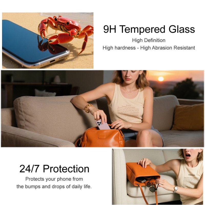 Szkło Hartowane Na Ekran Do Xiaomi Redmi Note 15 Pro 5g (kompatybilne Z Odblokowywaniem Odciskiem Palca)