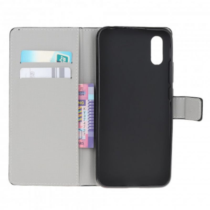 Etui Folio Do Samsung Galaxy Xcover 5 Niebieski Motyl