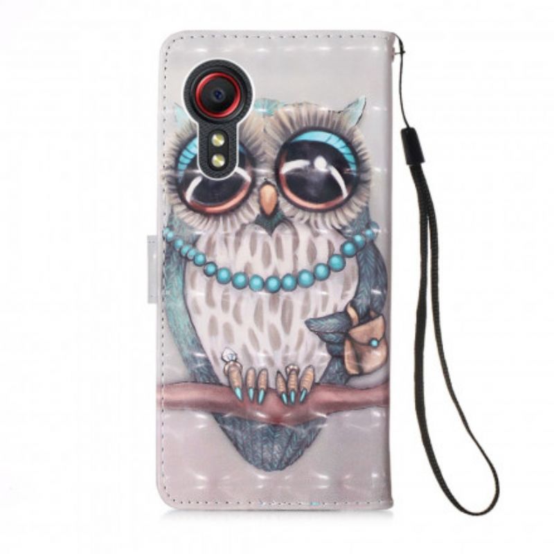 Etui Folio Do Samsung Galaxy Xcover 5 Pani Sowa