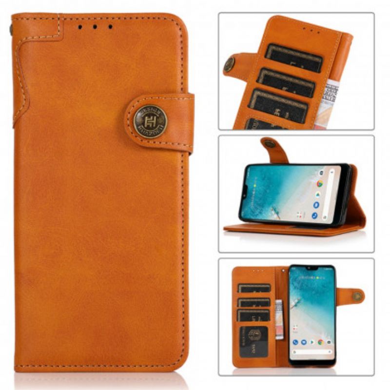 Etui Folio Samsung Galaxy Xcover 5 Przycisk Magnetyczny Khazneh Etui Ochronne