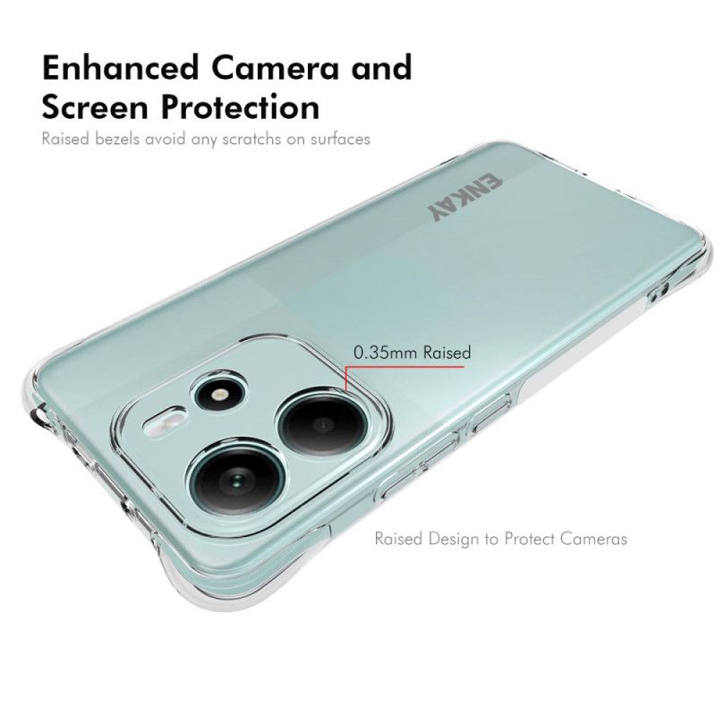 Etui Do Xiaomi Redmi Note 14 4g Przezroczysty Enkay