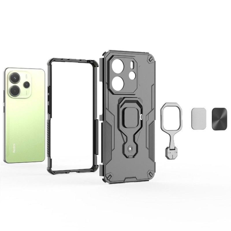 Etui Do Xiaomi Redmi Note 14 4g Ultra Wytrzymałe Z Obrotową Podstawką