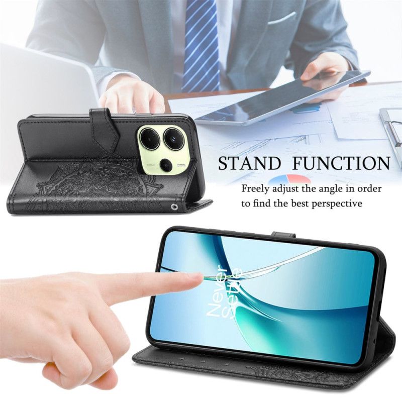 Etui Folio Do Xiaomi Redmi Note 14 4g Barokowa Mandala