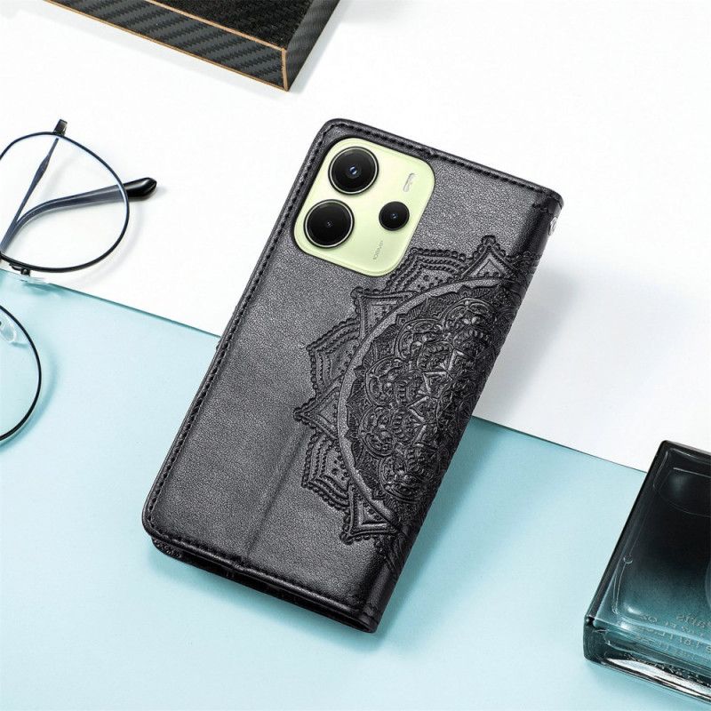 Etui Folio Do Xiaomi Redmi Note 14 4g Barokowa Mandala