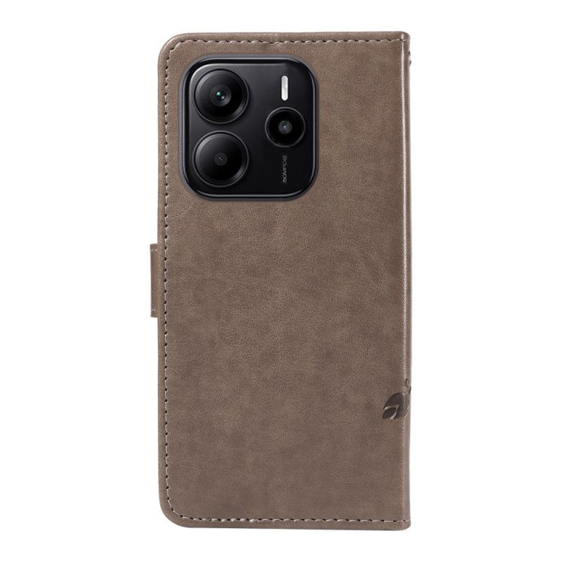Etui Folio Do Xiaomi Redmi Note 14 4g Kwiatowe Wzory