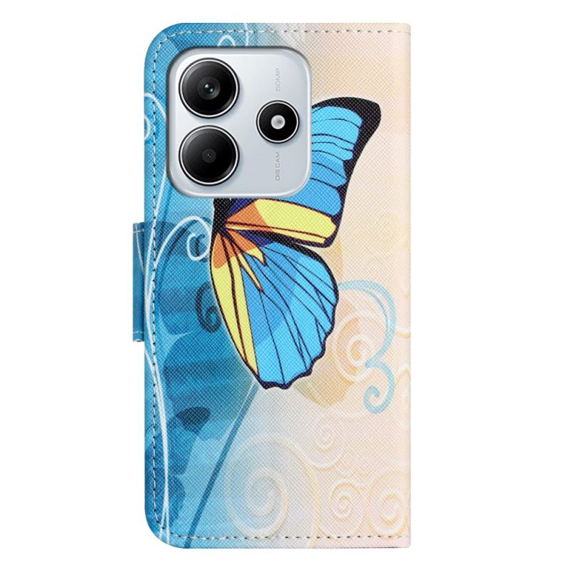 Etui Folio Do Xiaomi Redmi Note 14 4g Motyl