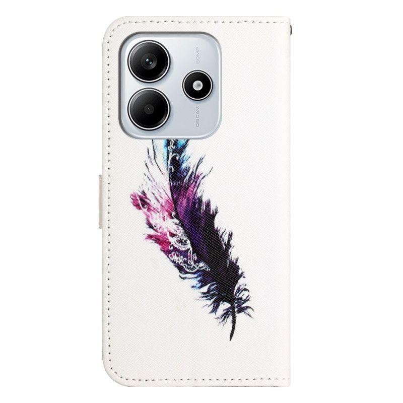 Etui Folio Do Xiaomi Redmi Note 14 4g Pióro