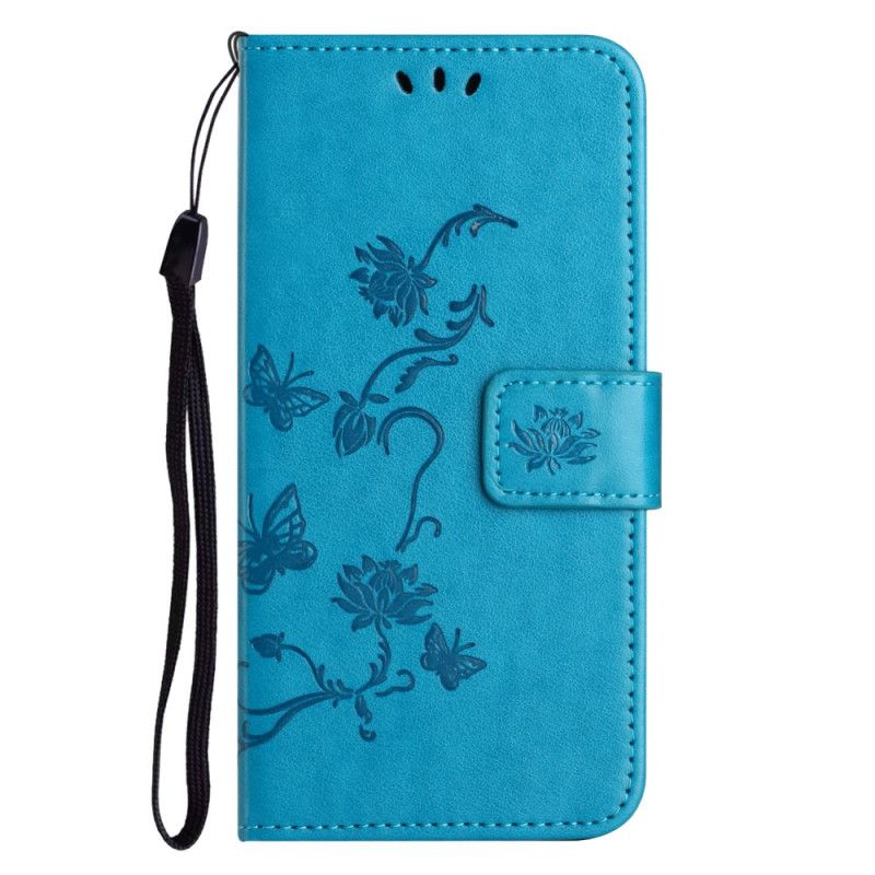 Etui Folio Do Xiaomi Redmi Note 14 4g Wzór Kwiatowy
