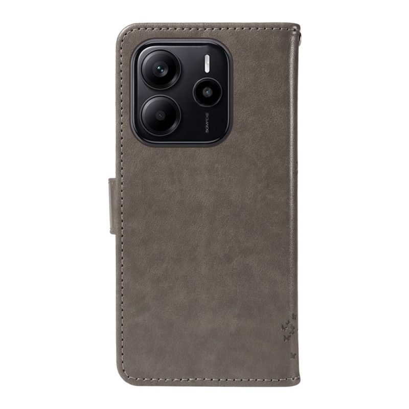 Etui Folio Xiaomi Redmi Note 14 4g Drzewo I Kot Etui Ochronne