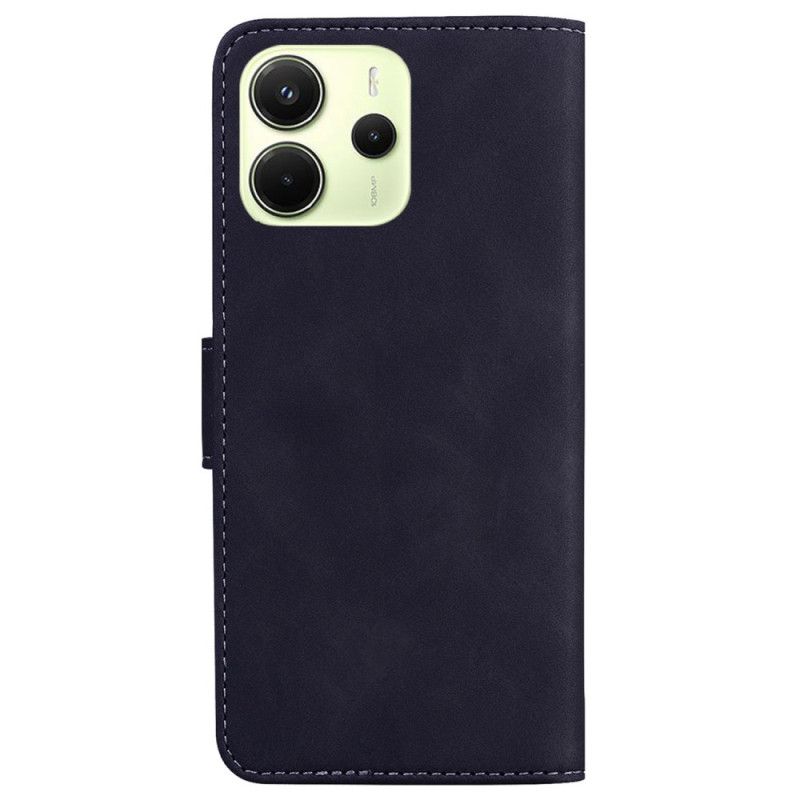 Etui Folio Xiaomi Redmi Note 14 4g Efekt Zamszu Etui Ochronne