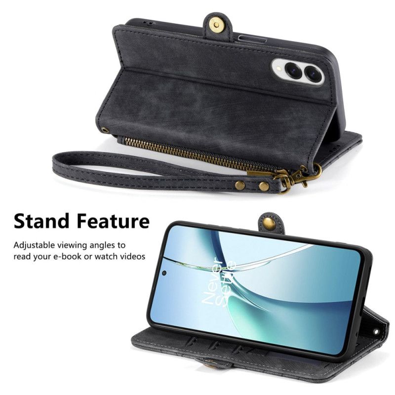 Etui Folio Xiaomi Redmi Note 14 4g Geometryczne Linie Z Paskiem Etui Ochronne