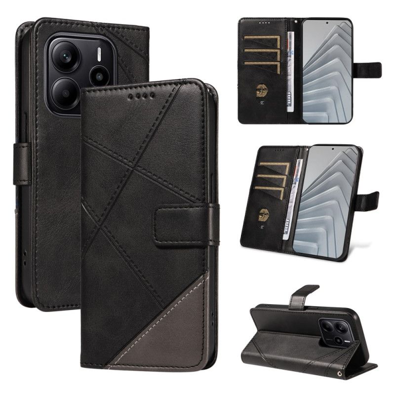 Etui Folio Xiaomi Redmi Note 14 4g Geometryczny Wzór Etui Ochronne