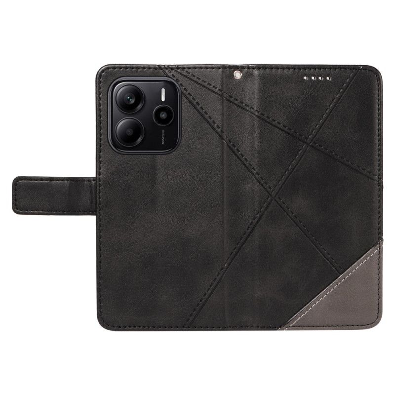 Etui Folio Xiaomi Redmi Note 14 4g Geometryczny Wzór Etui Ochronne
