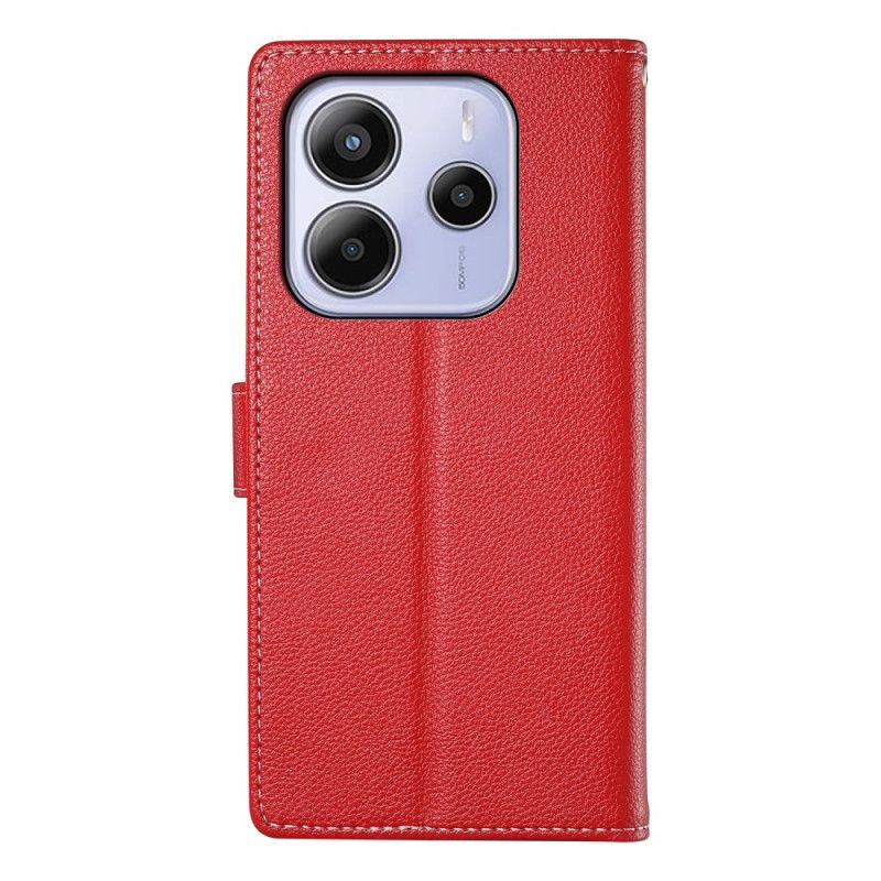 Etui Folio Xiaomi Redmi Note 14 4g Klasyczny Monochromatyczny