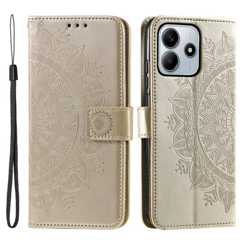 Etui Folio Xiaomi Redmi Note 14 4g Mandala W Słońcu Etui Ochronne