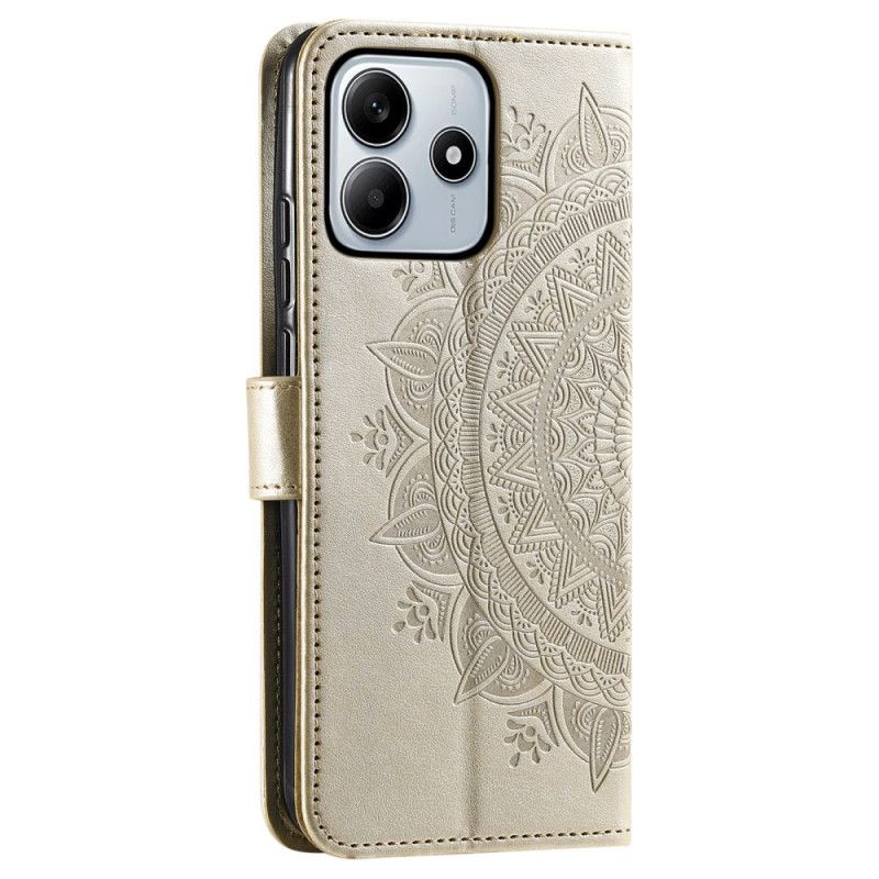 Etui Folio Xiaomi Redmi Note 14 4g Mandala W Słońcu Etui Ochronne