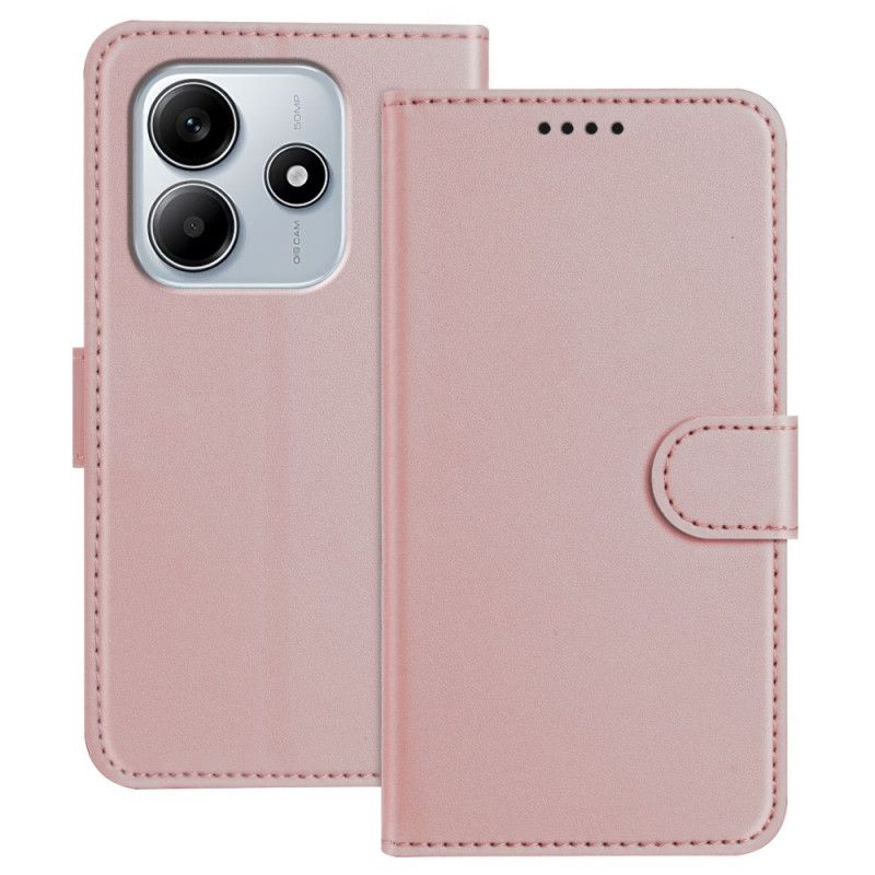 Etui Folio Xiaomi Redmi Note 14 4g Pasek Ze Sztucznej Skóry