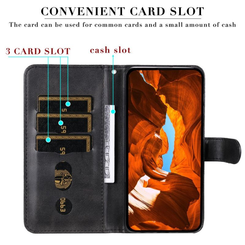 Etui Folio Xiaomi Redmi Note 14 4g Portfel Na Zamek Etui Ochronne