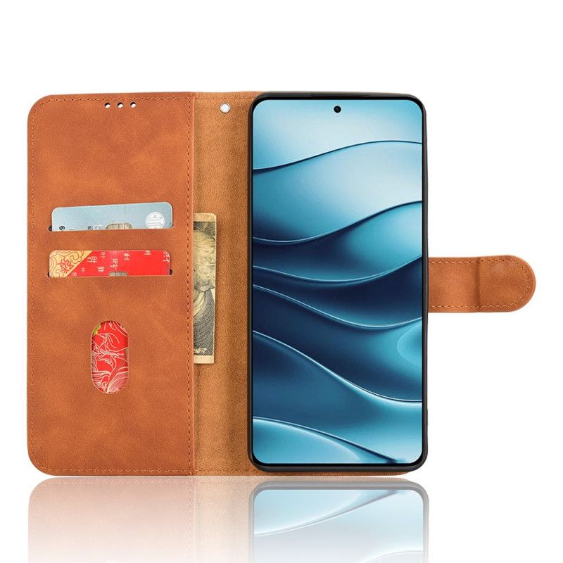 Etui Folio Xiaomi Redmi Note 14 4g Styl Zamszowy