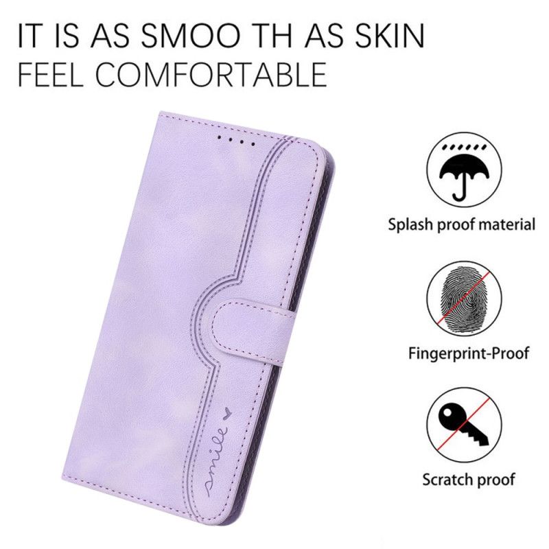 Etui Folio Xiaomi Redmi Note 14 4g Uśmiech Etui Ochronne