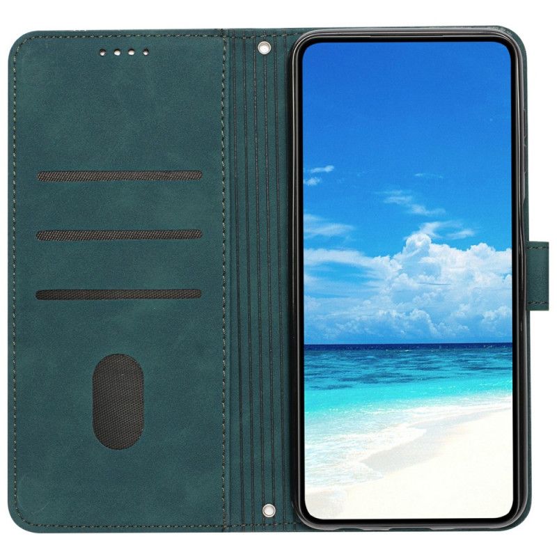 Etui Folio Xiaomi Redmi Note 14 4g Wzór Uśmiechu
