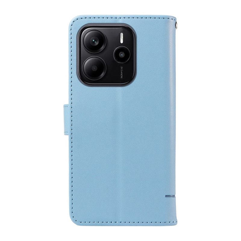 Etui Folio Xiaomi Redmi Note 14 4g Zabawny Kotek Z Paskiem Etui Ochronne