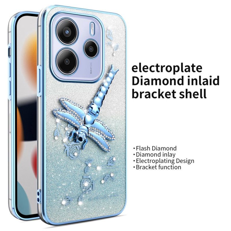 Etui Xiaomi Redmi Note 14 4g Stojak W Kształcie Motyla