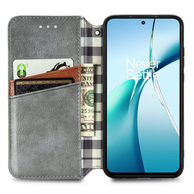 Flip Kotelot Xiaomi Redmi Note 14 4g Efekt Skóry Vintage Z Diamentowym Wzorem