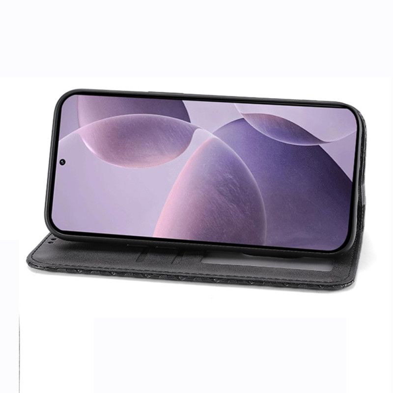 Flip Kotelot Xiaomi Redmi Note 14 4g Etui Na Telefon Wzór Diamentowy Z Paskiem