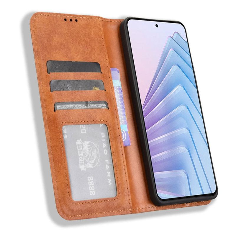 Flip Kotelot Xiaomi Redmi Note 14 4g Vintage Border