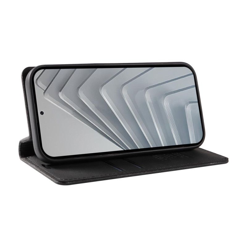 Flip Kotelot Xiaomi Redmi Note 14 4g Ykatu Efekt Zamszu W Kolorze Jasnobrązowym